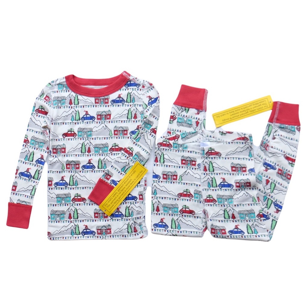 Hanna Andersson Pajamas Moon And Back 2 Pc Long John Winter Matching Set NWT 5T